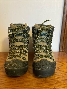 Montrail Hiking Boots in Tan with Black Accents